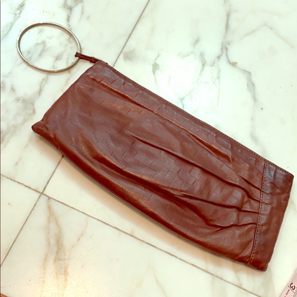 Melanie Dixon soft leather clutch